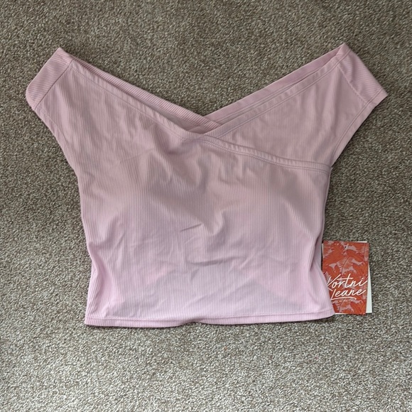 Kortni Jeane Other - Kortni Jeane Light Pink Swim Top